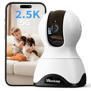 VIMTAG Indoor Pet Camera, 2.5K Dog ...