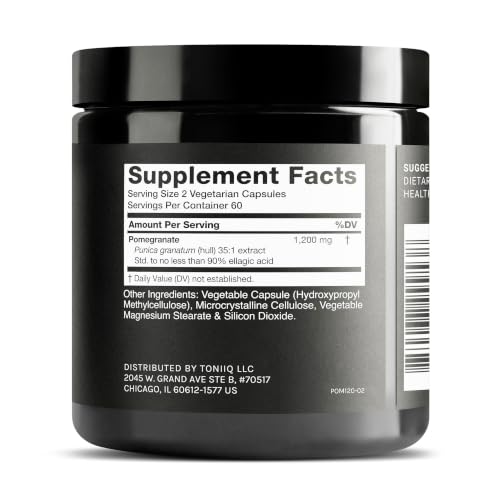 Toniiq Ultra High Potency Pomegranate Extract