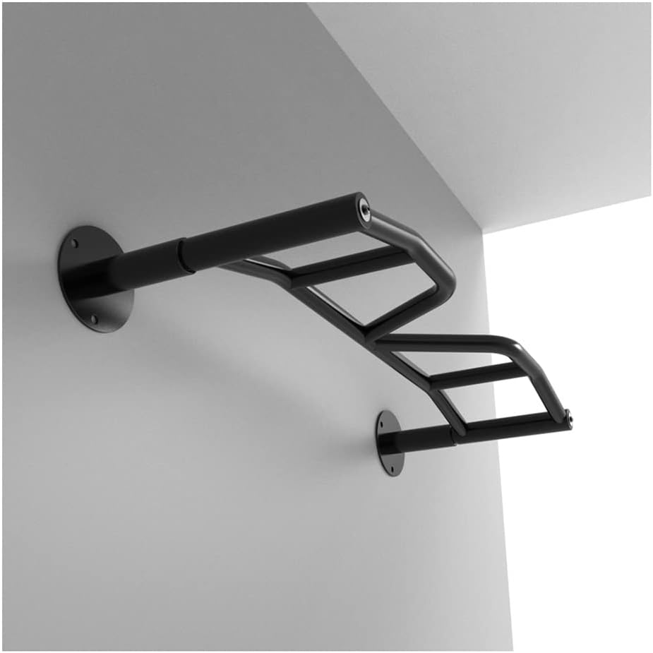 Wall Mounted Pull Up Bar Garage Hallway Gym Professional Strength Training Heavy Fitness Horizontal Bar Safe And Stable 300 Kg,
