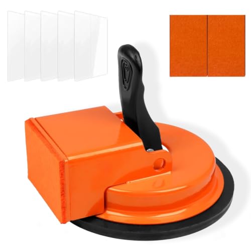 Outil réparation fissures plancher vinyl orange ventouse