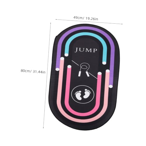 Jump Rope Mat Large 31.5x19.3 Inch Non-slip Shock Absorption miniatura 2