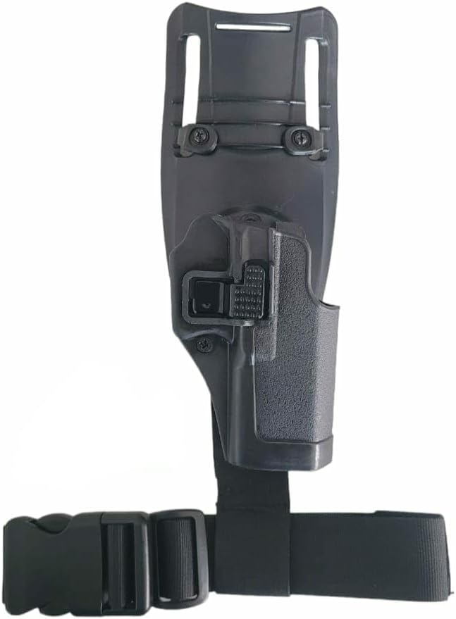 Tactical Trident Police Duty Holster for Glock Pistol (Low Ride)(Glock)(Black)(Right Handed)