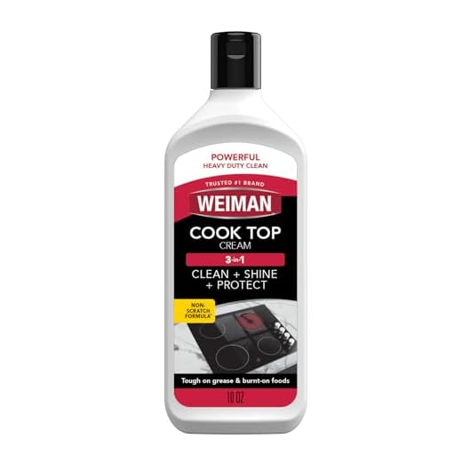 Weiman Cooktop Cleaner & Polish Heavy Duty Stove Eco Friendly 10 oz Bottle