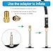 ZHIZHOUNEY Bicycles Valves Adapter Set Sphere Pumps Needle Replacement Air Nozzle Pumps Adapter Air Pumps Accessories Easy to Use