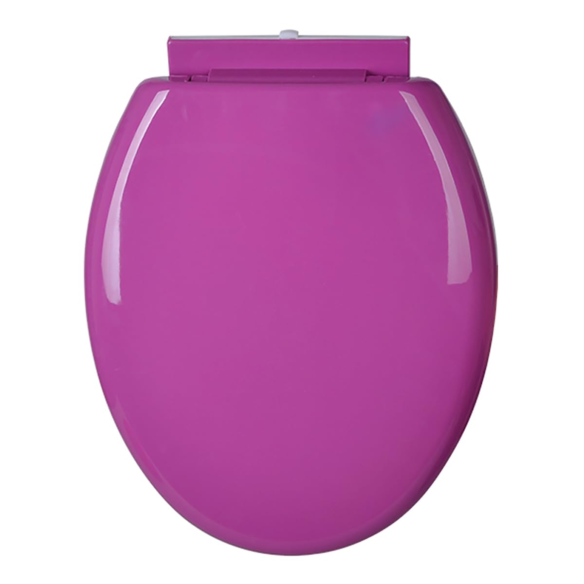 Ldhsjh Purple Soft Close Round 16.5 Pp Toilet Seat With Lid, Easy To Install Clean, Adjustable, Durable, Soft, Install, Close, Lid, Easy, Seat, Round, Toilet, Lightweight