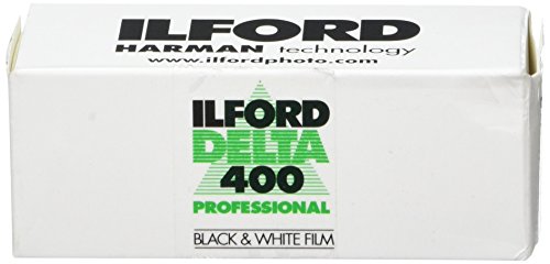 Ilford Delta 400/120 Paquete de 5 rollos de película fotográfica analógica tradicional b/n