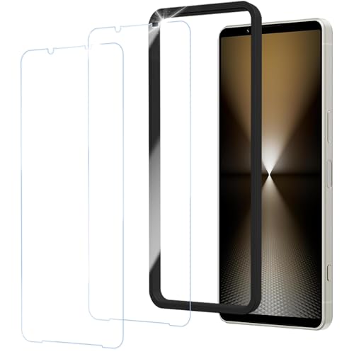 HUAKE 目の疲れ軽減 93% ブルーライトカット【2枚入り 】Xperia 1 VI SO-51E SOG13 XQ-EC44 用 ガラスフィルム 保護フィルム