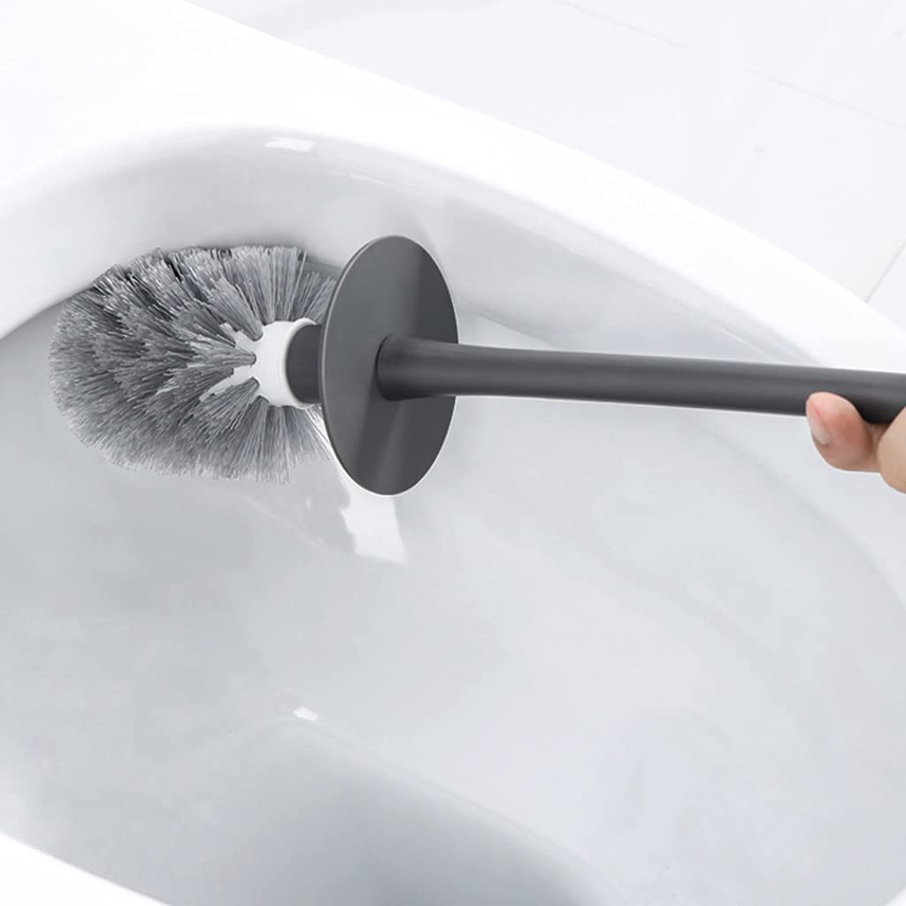Spazzola wc Portabiancheria for la spazzola for la casa for la spazzola for uso domestico WC a muro Brush Brush Brush Bathroom No Dead Angle Angle Spazzola 360 ° Nessun set di spazzole da toletta ango