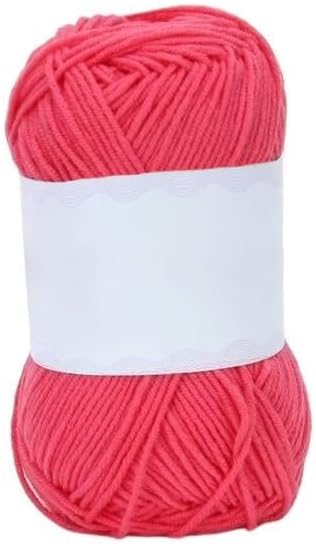 5 Rolls 4-Ply Crochet Thread 60% Cotton 40% Acrylic Blend 40g 128m Crafting Supplies(07)