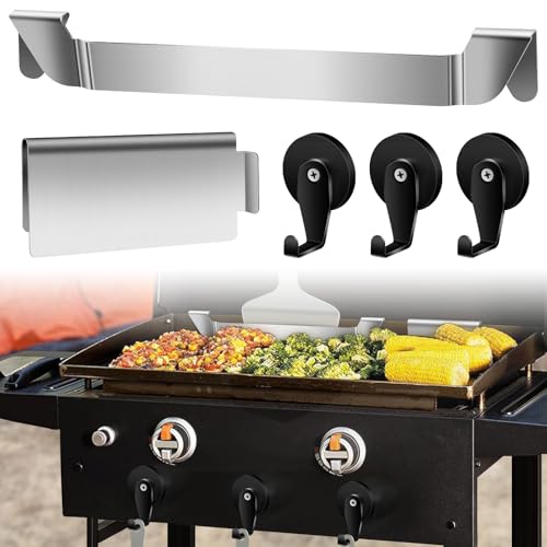 Kit Parrillero con Soporte para Utensilios y Rejilla de Acero Inoxidable miniatura 3