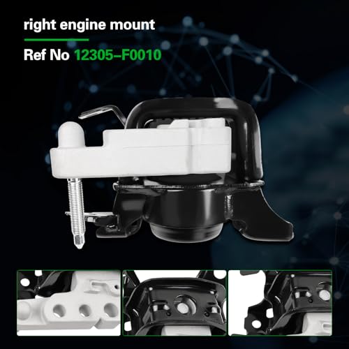 LOONGRIE Engine Motor Mount Kit Compatible with 2018-2022 Camry L4 2.5L Engine, Replace# A42094 10131 1230525010 A42095 10140 1237125011 A42097 10134 1236125040 A42115 10145 1230625030 Set of 4 by loongrie - Image 4