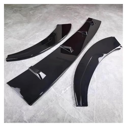 Spoiler avant aérodynamique noir brillant haut de gamme pour S3 A3 8Y
