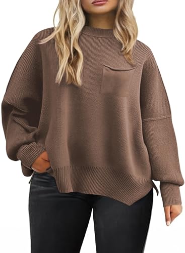 Eytino Plus Size Sweaters for Women Oversized High...