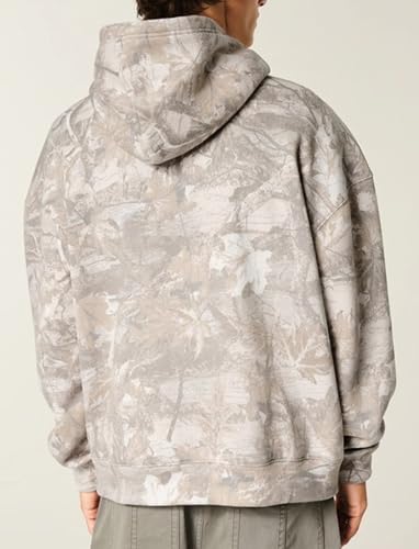 Image of Dsewpaur Camo Hoodie For Women Oversized Long Sleeve Drop Shoulder Fleece Hooded Sweatshirt Pullover With Pocket Outfits