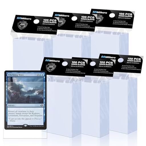Mlikero 600 Paquete de Fundas Cartas, Perfect Fit Inner Card Sleeves, Funda Cartas para Cartas de Comercio, Cartas de Deportes | Ya disponible en tu tienda friki favorita! En mundofriki.es! Mlikero 600 Paquete de Fundas Cartas, Perfect Fit Inner Card Sleeves, Funda Cartas para Cartas de Comercio, Cartas de Deportes | Ya disponible en tu tienda friki favorita! En mundofriki.es!
