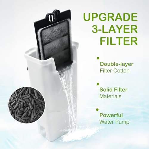 Clioran NEWTURTANKL24 Turtle Tank Habitat Kit, Reptile Tank Aquarium thumb #1