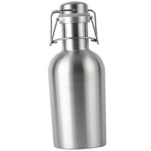 Fonowx Swing Acero Inoxidable Beer Growler Bottle, tal como se describe, 1L