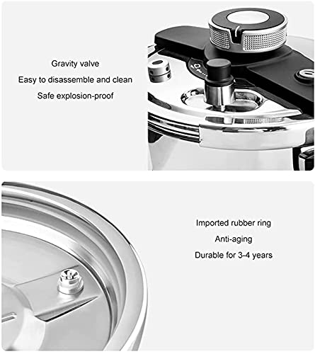 Pressure-Cooker-Stainless-SteelPremium-Explosion-Proof-High-Pressure-Cooking-Pot-Suitable-for-Gas-Stove-Induction-CookerSilver-6L