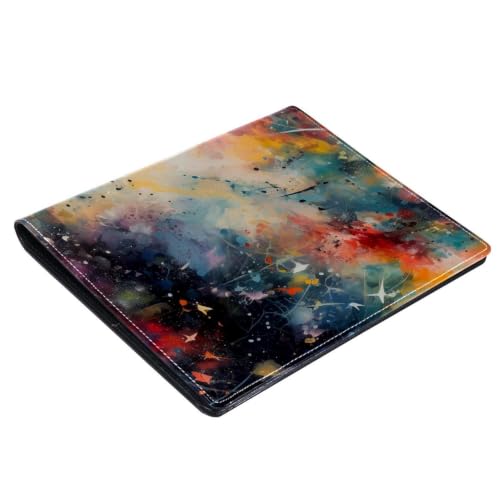 Funda de libro reutilizable para cuadernos de 9.8x11 ajustable y lavable con cielo abstracto 3
