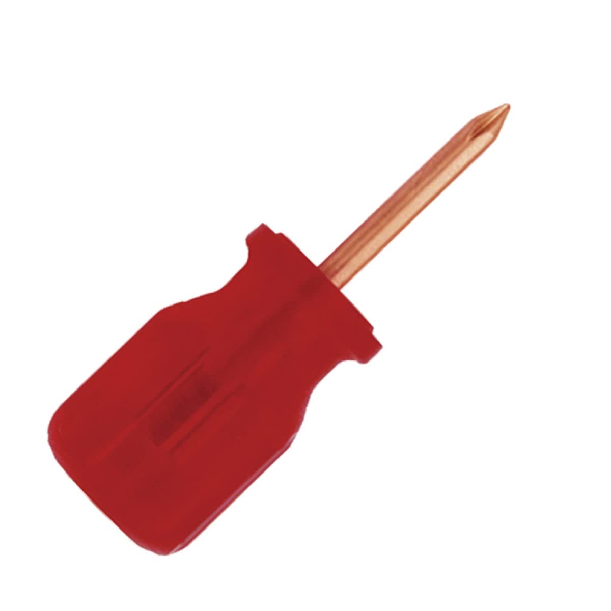 WEDO Funkenfrei Kreuzschlitzschraubendreher，Explosionsgeschützter Schraubendreher, Kurz,Nicht magnetisch,Berylliumkupfer,BAM/FM/DIN Standard,3 * 36mm