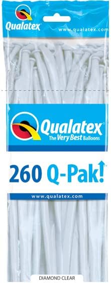260Q Diamond Clear Q-PAK Bolsa de 50 unidades Qualatex