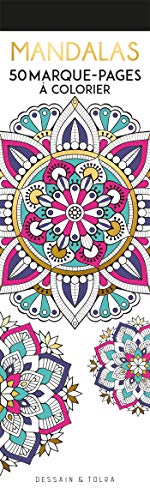 Mandalas: 50 marque-pages à colorier