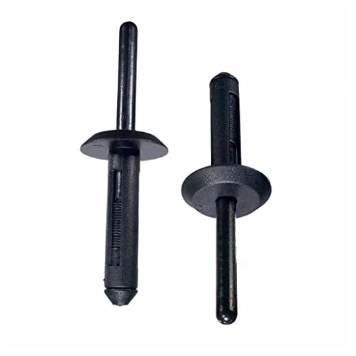 1000 Count Nylon Plastic Rivet Fasteners