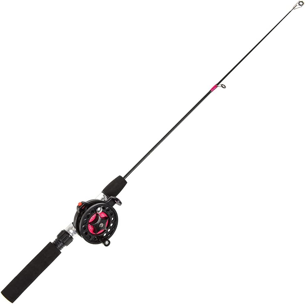 Ice Winter Fishing Rod with Reel Combo Set Outdoor Sport Mini Feeder 2 Sections Telescopic Fishing Pole Wheel Tackle Kit