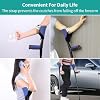 Forearm Crutches for Adults(1 Pair), Adjustable Adult Crutches with Cuffs, Elbow Cushion, Grip Cushion(Blue),Aluminum Lightweight Arm Crutches Forearm for Adults,Foldable Crutch for Walking