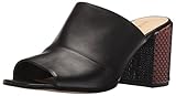 Nine West Women's Janel Leather Mule, Black le, 7.5 M US