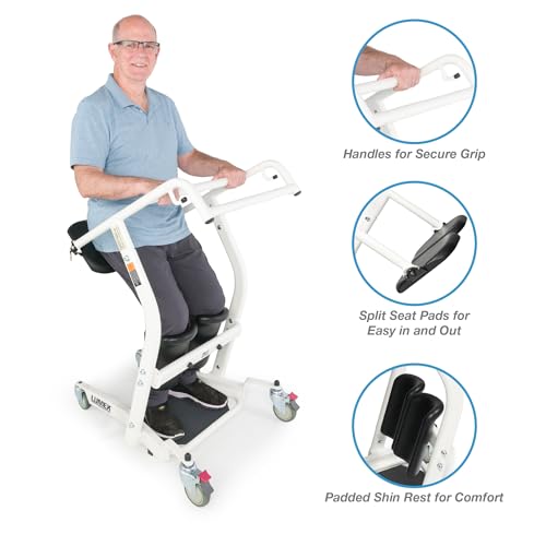 Lumex LF1600 Stand Assist, Sit to Stand Patient Lift for Elderly Seniors, Chair Transfer & Standing Support Aid