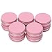 CHICTRY 5/6/10/12/30 Stück Aluminium Cremedose Döschen Leer Tiegel Kosmetikbehälter mit Schraubverschluss Reise Töpfchen Dosen für Lippenbalsam Kosmetik Rosa 10Pcs 30ml