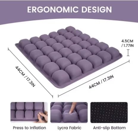 Inflatable Seat 3D Air Bags Travel Cushion Car Seat Cushion Wheelchair Cushions Airplane Seat Cushion Inflatable Seat Cushion - Image 4