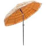 LETKIND 8ft Tiki Umbrella Outdoor Patio Umbrellas with 3 Tilter Hawaiian Tropical Palapa Beach...