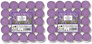 Price's Candles - Aladino Lavender Scented Tea Lights 50 Pack - 021937D