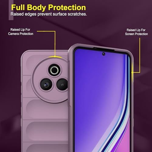 Image of Zapcase Back Case Cover for Realme P3 Pro 5G | Compatible for Realme P3 Pro 5G Back Cover | Liquid Silicon Magic Case with Camera Protection | Lavender