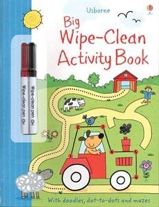 Wipe-Clean Big Activity Book (Usborne Wipe-Clea... 0794533353 Book Cover