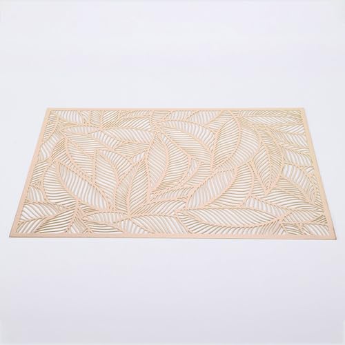 Set de table antidérapant lavable 45x30 WXKAGF dessous de verre pour table salle à manger marron