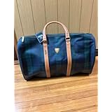 【大特価】 Lynx ボストンバッグ ネイビー・グリーンチェック アメリカ製