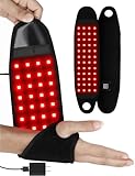 supersred Red Light Therapy Therawrap for Carpal Tunnel, 660nm 850nm Infrared Light LED Therapy for Wrist,Body, Hand,Arm,Neck,Ankle,144 Chips Flexible Wristband for Stiffness Relief Personal Care