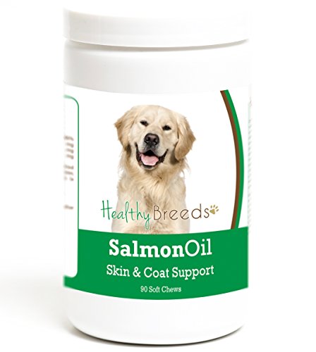 Healthy Breeds Golden Retriever Salmon Oil Soft Chews 90 Count