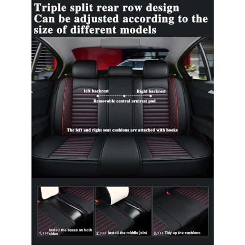 Housse siège voiture universelle cuir rembourrée auto protection durable