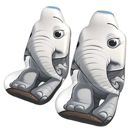 Housses de siège de voiture motif éléphant finition soignée