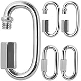 GEEIGNET FÜR INNEN: Halten Sie mit diesen Karabinerhaken Ihre Schlüssel zusammen. Sie sind auch perfekt für Schultaschen. Befestigen Sie damit eine Brotdose an der Tasche Ihres Kindes. Unsere Haken sind auch ideal als Zubehör für Ihre Garage oder Werkstatt. Hängen Sie damit Ihre Elektro- oder Gartenwerkzeuge auf. Verbinden Sie damit mehrere Ketten miteinander.