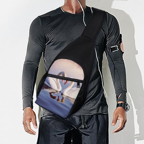 Mochila deportiva tipo sling para viaje y senderismo miniatura 7
