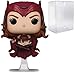 POP Marvel: WandaVision - The Scarlet Witch Funko Pop! Vinyl Figure (Bundled with Compatible Box Protector Case), Multicolored, 3.75 inches