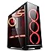 GOLDEN FIELD - Z3 Gaming Computer Case per PC ATX, Micro-ATX, Mini-ITX con Finestra Laterale