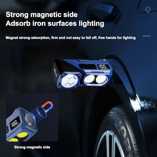 Linterna frontal de camping recargable ideal para mochileros y rutas de senderismo 7