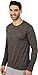adidas Performance Men's Ultimate Long-Sleeve Tee, Dark Grey Heather, Small
