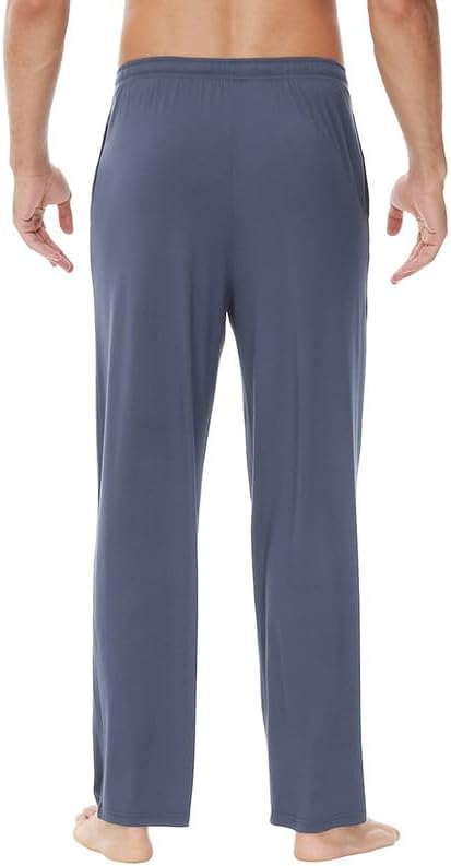 WiWi Viscose from Bamboo Men's Sleep Pant Sports Trousers with Pockets Light Bottom S-XXL - Image 4